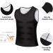 Zalati Men's Training Vest - Water-Repellent Sauna Tank Top & Neoprene Shapewear - XXL Workout Corset Shirt - Buy Online on GoSupps.com
