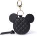 Pacifier Holder Case with Clip by miss fong Pacifier Pouch Cover Pacifier Charm Pod with Clasp Attach to The Strollers & Diaper Bags Hold 2 Pacifier or Nipple Shield(Diamond Black)