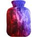 Buy Abstract Smoke Violet Red Hot Water Bottle 1L | Soft Plush Hand & Foot Warmer for Winter - Ideal for All Ages - Buy Online on GoSupps.com