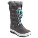 Polar Women's Nylon Tall Winter Snow Boot, Size 6, Gray/Blue - Waterproof & Insulated - Buy Online on GoSupps.com