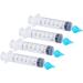 Portable Ear Irrigation Syringe Set - 4pcs Flared Head Soft Tip 20ml 30ml - Buy Online on GoSupps.com