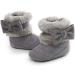 Yinuoday Winter Baby Girls Snow Boots - Anti-Slip Toddler Shoes for Newborns (3-6 Months) - Warm Gray Prewalker Infant Boots - Buy Online on GoSupps.com