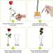 CfoPiryx Flower Frog and Pin Holder Set - 5pcs Metal Flower Arrangers with Needle Straightener - Plant Decoration Fixation Kit - Buy Online on GoSupps.com