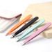 4pcs Professional Tweezer Set Stainless Steel Slant Tip Tweezer Precision Eyebrow Hair Remover Tool Face Hair Removal Make Up Tools