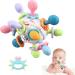 Greifball Baby toys sensory bite ring toys silicone bite ring motor skills Montessori early education toys baby bass baby toys for babies from 3-18 months.
