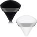 Buy Triangle Makeup Powder Puff Set - 4 Washable & Reusable Face Sponges for Loose Powder & Foundation | Black & White - International Shipping Available - Buy Online on GoSupps.com