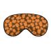 Fresh Ripe Pumpkins Sleep Mask for Women Adjustable Sleeping Eye Shades Cover with Elastic Strap