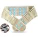 Self-Warming Lumbar Pest Belts for Women - Beige Magnet Waist Support & Infrared Heat - Buy Online on GoSupps.com