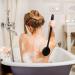 Shop Premium Back Scrubber & Bathing Brush | Multifunctional Body Brush with Black Handle for Massage & Peeling - Ideal for Showers - Buy Online on GoSupps.com
