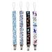 4 Pieces Baby Pacifier Clip Chains Dummy Clips Baby Teether Pacifier Nipple Chain Holder Leash Baby Shower Gift(5)