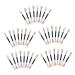 FRCOLOR 40pcs Latex Eye Shadow Stick Disposable Portable Makeup Eye Cosmetic Tools Cosmetic Brush