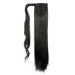 Pferdeschwanz Clip-In Hair Extensions - 66cm Ombre Natural Black Ponytail Wrap | Magical Adhesive Tape-In - Buy Online on GoSupps.com