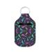 BYCHECAR Hand Sanitizer Holder Keychian Key Chain Holders for Backpack Kids Girls Hand Sanitizer Holder Halloween Bat Purple