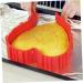 Zerodeko Silicone Molds Bake Mold Cake Mold Tart Mold Dessert Mold Durable Mold Silicone Cake Molds Chocolate medium Red - Buy Online on GoSupps.com