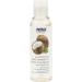 NOW Solutions Liquid Coconut Oil Light and Nourishing Promotes Healthy-Looking Skin and Hair 118mL Coconut 118 ml (Pack of 1)