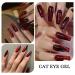 12ml Dark Red & Burgundy Cat Eye Magnetic Gel Polish - B06 | Long-Lasting & Vibrant Color for Nail Art | International Shipping - Buy Online on GoSupps.com