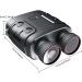1080P Night Vision Goggles | 984ft Range | 5X Optical Zoom | 850NM Infrared | Large Screen | Photo & Video | Black - Buy Online on GoSupps.com