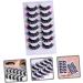 7 Pairs false lashes fake eyelashes lash clusters eyelashes with color fake lashes false lash extensions makeup eyelashes individual lashes chemical fiber extend cosplay - Buy Online on GoSupps.com