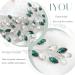 IYOU Crystal Bridal Hair Vines Rhinestone Green Bride Headband Guest Party Wedding Hair Accessories for Women - Buy Online on GoSupps.com