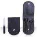 Manicure Set Stainless Steel Nail Tools Built-in Nail File Portable Nail Clippers 3 Pieces Travel Travel Black Manicure Nail Clippers Kit