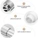 VILLCASE 3pcs Toilet Paper Holder Roller White Replacement Plastic Spring Loaded - Buy Online on GoSupps.com