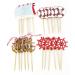 24pcs nautical cake topper nautical cupcake picks nautical theme party picks birthday nautical topper nautical cupcake toppers ocean Insert card