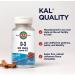 KAL Vitamin D3 Chewables 2000 IU - Sugar Free Cinnamon Flavor - Immune Support & Bone Health - 200 Servings - Buy Online on GoSupps.com