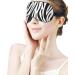 Zebra Print Sleep Mask for Women | Adjustable Eye Shades Cover with Elastic Strap - Comfort & Style for Better Sleep - Buy Online on GoSupps.com