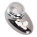 Beard Trimmer Stylish Washable Electric Barber Trimmer Portable Rechargeable Salon Home Trimmer (Electroplating Gray)