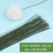 SOCNITC 100pcs Floral Wire Dark Green  22 Gauge Flower Wire Sticks Floral Supplies 14 inches for Bouquet Stem Wrap Floral Arranging Craft Projects Corsages  Wedding Bouquet  22 Gauge 100 pcs Dark Green - Buy Online on GoSupps.com