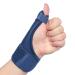 Thumb Spica Splint Reversible Thumb Stabilizing Brace Copper Compression Recovery Thumb Brace Lightweight and Breathable Nursing Thumb Fracture Fixation Finger Sleeve Joint Dislocation(Navy blue)