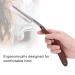 Premium Quality Professional Barber Razor - Single Blade Straight Edge with PU Leather Storage Bag for Mustache & Beard Grooming - Buy Online on GoSupps.com