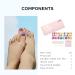 Nail Foil for Toenails - Self-Adhesive Gel Nail Films UV Hardening 32 Rainbow Wraps - Perfect Gifts for Women & Girls - Buy Online on GoSupps.com