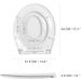 Todeco 2-in-1 Round Toilet Seat with Built-in Potty Training Seat - Slow Close & Easy Remove - White - Ideal for Toddlers and Adults - Buy Online on GoSupps.com