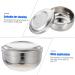 FRCOLOR 2-Pack Barber Soap Bowl Container - Rustproof Steel Mixing Bowls for Shaving Soap - 11x5.5cm Foam Shells - Perfect for Men - Buy Online on GoSupps.com