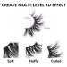 Kisslily 5 Pairs 20mm 3D Real Mink Eyelash Pack - Fluffy False Eyelashes Extension Multi Pack - Handmade & Reusable - Criss-cross Dramatic Thick Lash - Buy Online on GoSupps.com