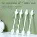 Safety Cotton Swabs with Large Tip - 216PCS Baby Cotton Buds with Natural Paper Stick for Newborns & Kids - Gentle & Safe Ear Cleaners - Buy Online on GoSupps.com