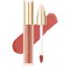 FOCALLURE Misty Matte Liquid Lipstick Build-in Sponge Lip Brush Waterproof Long-lasting Lip Mud Dual Use Cheek and Lip Tint 103
