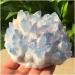 Stone Crafts 1pc Natural Blue Crystals Quartz Cluster Freeform Reiki Stones Room Home Office Aquarium Decoration Accessories Gemstone Home Goods (Size : 300-350g) - Buy Online on GoSupps.com