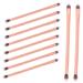 BIUDECO 24pcs Makeup Brush Eye Shadow Brush Makeup Eyeshadow Nose Contour Brush Artificial Fiber Golden