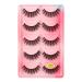 UAMOU Lashes 10/20/50/100 Boxes Mink Eyelashes 5 Pairs Natural False Eyelashes Thick Fluffy Faux Cils Lashes In Bulk G6 Cheerfully (Color : G600CS Size : 20 boxes)