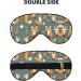 Yellow Fox Eye Mask - Soft Elastic & Adjustable Sleep Mask for Men & Women | Perfect Nighttime Comfort - Buy Online on GoSupps.com