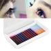 Rainbow Colorful False Eyelashes - Gradient Individual Eyelash Extensions (12mm) for Stunning Looks | Shop Internationally - Buy Online on GoSupps.com