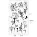 Black Tiny Temporary Tattoos - 20 Sheets Hands & Face Stickers for Men and Women - Flower, Moon, Snake Designs - Waterproof Body Art for Arm, Neck, Shoulder - Clavicle Tattoos - Buy Online on GoSupps.com