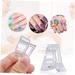Beaupretty 1 Set Nail Set Reusable Acrylic Nails Gel Nail Forms Quick Building Nail Clip Nail Form Stickers DIY Nail Forms Nail Extension kit Nail Clips Tool Nail Pen White Manicure abs 20x10cm White - Buy Online on GoSupps.com