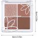 Eyeshadow Makeup Palette | 4 Colors Blendable Matte Shimmer Eye Shadow Pallet | Blendable Long Lasting Waterproof Makeup Palette Eyeshadow Cosmetics Makeup Pallet 03 - Buy Online on GoSupps.com