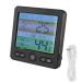 Indoor Thermometer & Digital Alarm Clock - Accurate Temperature for Bedroom | DC5V ABS Black Design - Buy Online on GoSupps.com