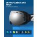 ZIONOR X Ski Goggles - OTG Snowboard Goggles Detachable Lens - Men Women Adult - Blackframe Silverlens - Buy Online on GoSupps.com
