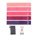 Yoga Resistance Band Pack of 5 Different Resistance Levels Elastic Band 5/10/20/30/40LB Exercise Resistance Band for Home Gym Workout Pink