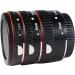 INSEESI Auto Focus Macro Extension Tube for Canon EOS Cameras - Compatible with Rebel t6, t6i, 80d, t7i, 5d Mark iv, 6d Mark ii - Black/Red - Buy Online on GoSupps.com